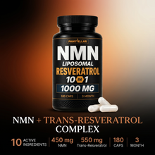 NMN + Resveratrol - 1000mg - 10 in 1