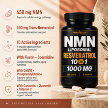 NMN + Resveratrol - 1000mg - 10 in 1