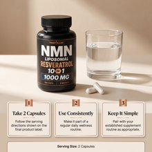 NMN + Resveratrol - 1000mg - 10 in 1