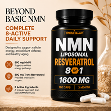 NMN + Resveratrol - 1600mg - 8 in 1