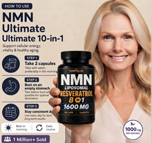 NMN + Resveratrol - 1600mg - 8 in 1
